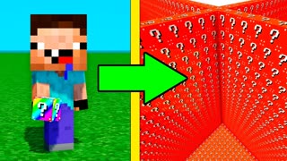 НУБ ПРОТИВ ЛАКИ БЛОКОВ В МАЙНКРАФТ 2 ! Майнкрафт Minecraft