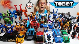 Новые ТОБОТЫ СУПЕР ЧЕЛЛЕНДЖ - Трансформируем Тоботы Машинки Трансформеры!