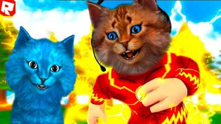 КОТЫ НАБИРАЮТ СКОРОСТЬ в ROBLOX
